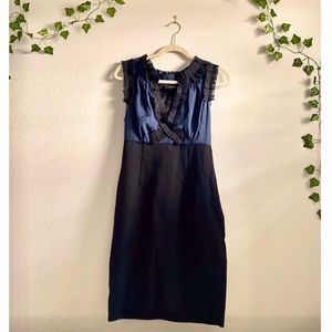 Brand Taylor size 10 black and navy dress perfect for work or a night out